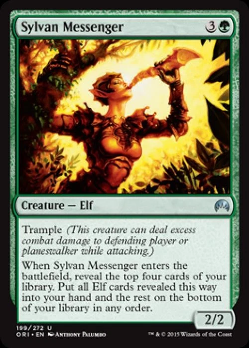 Sylvan Messenger - Medium Play MTG Magic Origins - Image 1 of 1