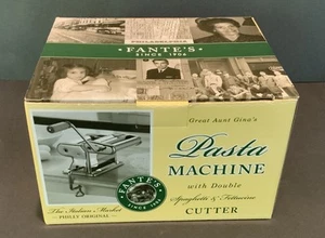 Fante's Aunt Gina’s Pasta Machine Double Cutter Noodle Model 12000 NIB - Picture 1 of 4