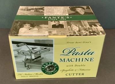 Fante's Aunt Gina’s Pasta Machine Double Cutter Noodle Model 12000 NIB - Image 1 of 4