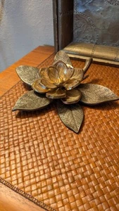 Colby Smith Door Knocker 1996 "MAGNOLIA GRANDIFLORA " Sand Cast In Red Brass - Picture 1 of 13