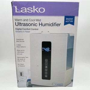 Lasko UH300 Warm and Cool Humidistat and Timer, Quiet No Filter, White - Picture 1 of 8