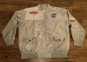 Asstseries Militare NASA US Giacca Bomber Riflettente Impermeabile Uomo XL - Foto 1 di 8