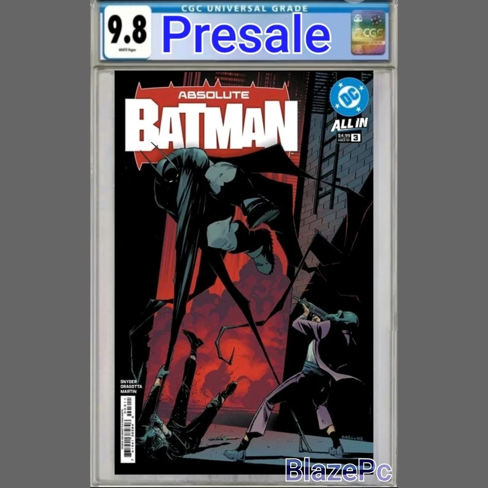 Absolute Batman #3 Nick Dragotta Cover (DC Comics February 2025)