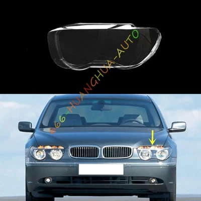 Cubierta de lente transparente del faro lateral izquierdo + sellador para BMW Serie 7 E65 1999-2004 Foto 1 de 4