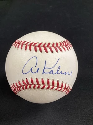 Al Kaline Signed Baseball OMLB Detroit Tigers HOF Autograph TPG - Image 1 of 4