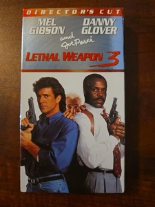 Lethal Weapon 3 VHS 1998 Movie Full Screen Directors Cut Mel Gibson Danny Glover - Imagen 1 de 2