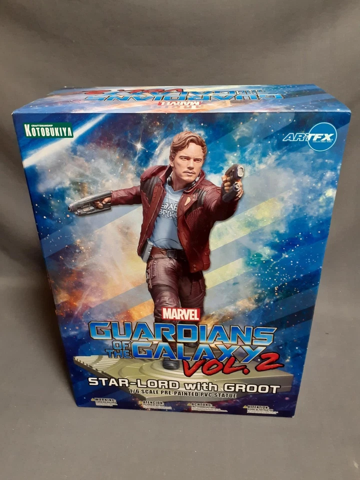 ARTFX Guardianes de la Galaxia: Vol.2 Señor de las Estrellas con Groot 1/6 Kotobukiya Foto 1 de 4