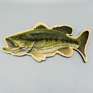 Saber-Tooth Co. Bass-Cribbage-Brett mit großer Öffnung vom Künstler Wiley Miller keine Heringe - Bild 1 von 13