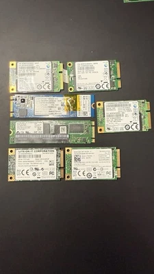 7PCS MSATA SSD SATA NVME PCIE 16GB 32GB 64GB 128GB - Image 1 of 2