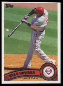 2011 Topps Philadelphia Phillies #PHI3 Ryan Howard Philadelphia Phillies - Imagen 1 de 1