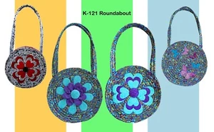 Southwest Denim Designs & More Roundabout A Jellyroll Tote by Karen Massey - Picture 1 of 1