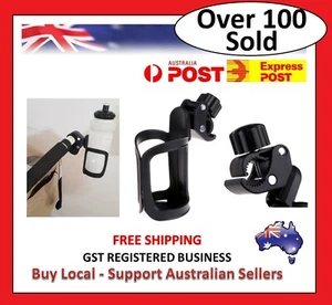 Baby Stroller Cup Holder Drink Bag Milk Bottle Pram Golf Buggy Wheelchair - Picture 1 of 7