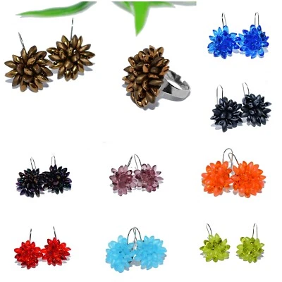 OHRRINGE MIYUKI Perlen + AUSWAHL + Glasperlen UNIKATE silber handmade Ohrhänger - Bild 1 von 4