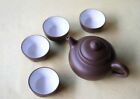 Chinese Yixing Zisha Tea Set--- One Tea Pot With Four Tea Cups