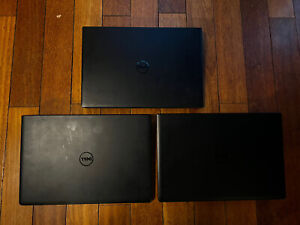 Lot Of 3 DELL Latitude 3560 Laptops i3-5005 2.0GHz 8GB RAM No SSD Boot to bios