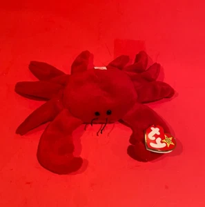 TY Beanie Baby Digger 1993 rote Krabbe mit Etikett Plüsch Puppe Spielzeug Stil 4027 - Bild 1 von 4