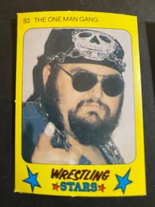 The One Man Gang - 1986 Monty Gum "Wrestling Stars" Card #83 - Bild 1 von 1