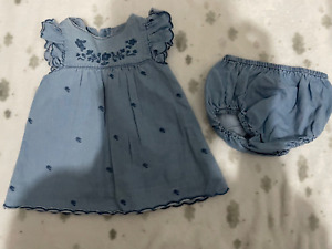 3 baby dresses, Zara, NEXT, M&S baby dress, size 3-6 months