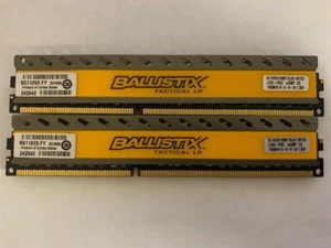 BALLISTIX 8GB KIT (4GBX2) DDR3-1866MHz PC3-14900 1.5V BLT4G3D1608ET3LX0.16FED2 - Picture 1 of 2