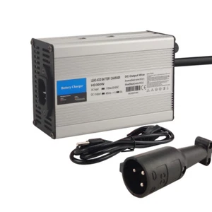 48 Volt 5A Golf Cart Battery Charger w/ Snap Head 3 Pin Plug for Ez Go - Picture 1 of 5