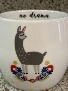 No Drama Llama Coffee Tea Cup Mug Opalhouse Porcelain - Picture 1 of 9