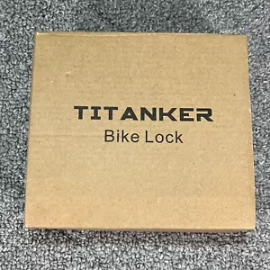 Titanker Fahrradschloss Kabel 4 Fuß Fahrrad Kabel Spule zurücksetzbar kombinieren orange Neu mit Etikett - Bild 1 von 4