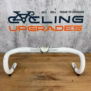 Manubrio Shimano Pro Vibe 7S Anotomic bianco 40 cm in lega per bici drop 292 g - Foto 1 di 9