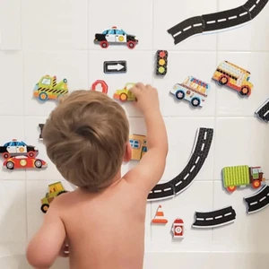 Baby Bath Toys Letter Number Cognitive Floating Toy Foam EVA Puzzle Bathing Toys - Picture 1 of 18