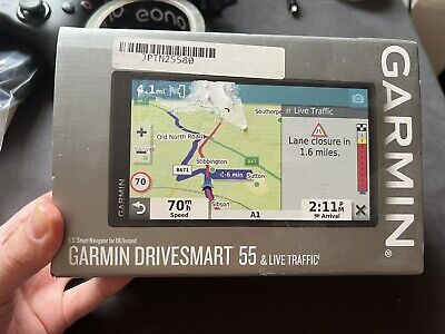 Garmin - DriveSmart 55 - 5.5” - UK & IRELAND + LIVE TRAFFIC  “Read Description” • 81.65€