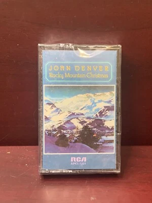 SEALED NEW John Denver Rocky Mountain Christmas Cassette 1975 RCA APK1-1201 - Image 1 of 3