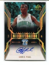 2007-08 Upper Deck SP Game Used Chris Paul Signifigance Auto Autograph