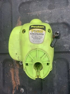 poulan P1500 string trimmer nose cone recoil pull starter oem LG22 - Image 1 of 4