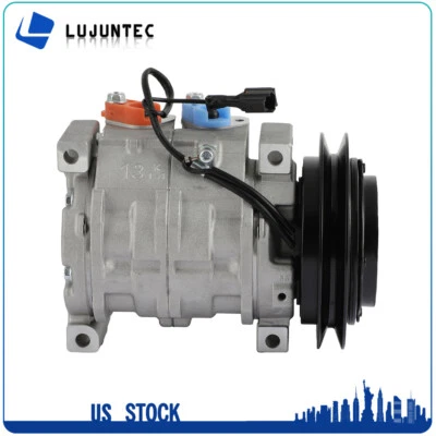 AC A/C Compressor for Hino 268 338 7.7L 2011-2019 Isuzu NRR NQR 5.2L 2011-2020 - Image 1 of 4