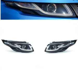 Pair Headlight Assembly For Land Rover Range Rover Evoque 2016-2019 Front Lamp - Bild 1 von 6