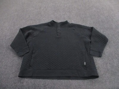 Eddie Bauer Jacket Mens 2XL Gray Quilted Pullover Outdoors Hiking Snap Adult - Image 1 of 4