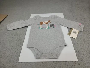 New Carhartt Horse Baby Girl's 12 Months Long Sleeve Bodysuit Shirt - Picture 1 of 9