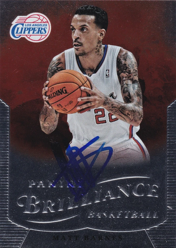 MATT BARNES LOS ANGELES CLIPPERS TARJETA FIRMADA LAKERS WARRIORS GRIZZLIES KINGS Foto 1 de 1