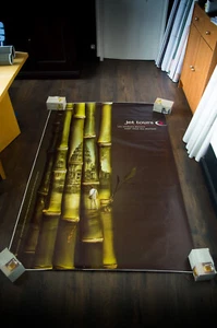 JET TOURS TRAVEL A French Bus Shelter Vintage Tourism Poster Original 2000's - Picture 1 of 7