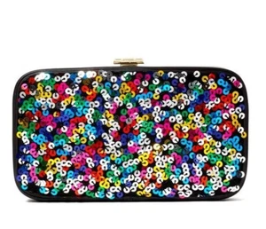 NWOT KATE SPADE Tonight Sequins Rainbow Clutch Crossbody Bag - Picture 1 of 5