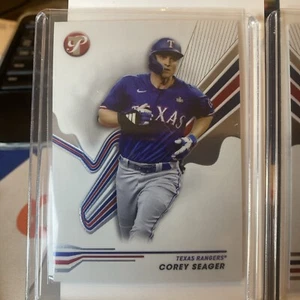 2024 Topps Pristine Cory Seager Base und American League 2 Karten im Lot  - Bild 1 von 3