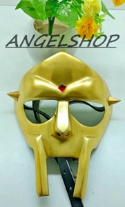 MF Doom Gladiator Mask Madvillain 18g Mild Steel Face Armor Replica Medieval - Picture 1 of 8
