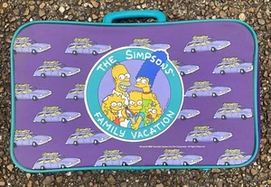 The Simpsons Family Vacation Briefcase/Suitcase 90’s Vintage - Picture 1 of 15