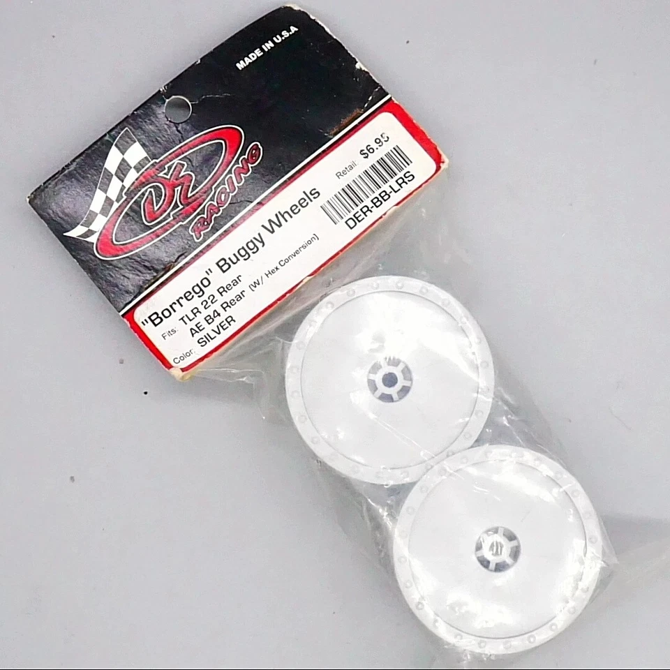 Rennen DER-BB-LRS [ Tlr 22 / AE B4 ] Sechskant Umwandlung Hinterrad Silber - Bild 1 von 1