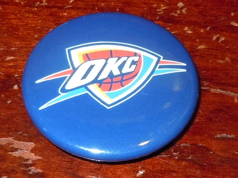 OKLAHOMA CITY THUNDER Vintage NBA Metal Basketball FRIDGE MAGNET Standings Board Cover
