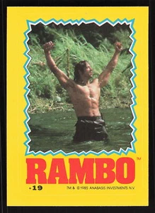 1985 Rambo The Movie Sticker #19 Card TCCCX - Picture 1 of 2