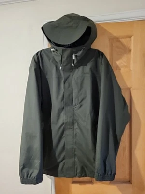 Cabela's Waterproof EXV Outdoor Gear Nylon Hooded Lined Jacket Men's Large Green - Image 1 of 4