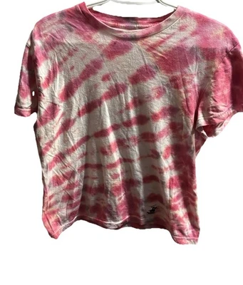 Camiseta Beverly Hills Polo Club Para Hombre Talla M 38/40 Rosa TieDie Manga Corta Usada en Excelente Condición Foto 1 de 4