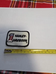 Harley Davidson number one embroidered patch  motorcycles  - Picture 1 of 2