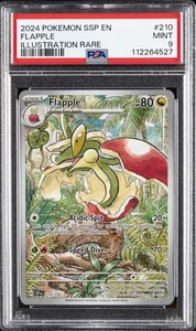 2024 Pokemon SSP En-Surging Sparks Illustration Rare #210 Flapple PSA 9 - Bild 1 von 2
