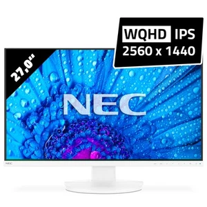 NEC MultiSync EA271Q 27 Zoll Monitor 2560x1440 WQHD IPS 6ms Weiß Bildschirm - Bild 1 von 5